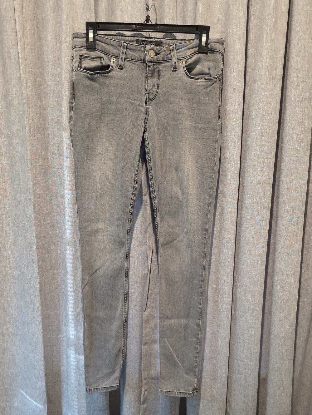Guess Power Ultra Skinny Stretch Jeans in Grey